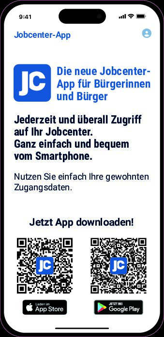 NEUTRAL Smartphone Flyer "Jobcenter-App", VE 1.000 Stück